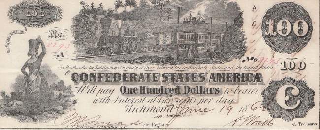 100 Dollar 1862